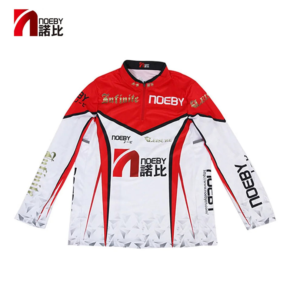Noeby Long Sleeve Fishing Shirt β Quick-Dry, Anti-Friction & Breathable Performance Fabric