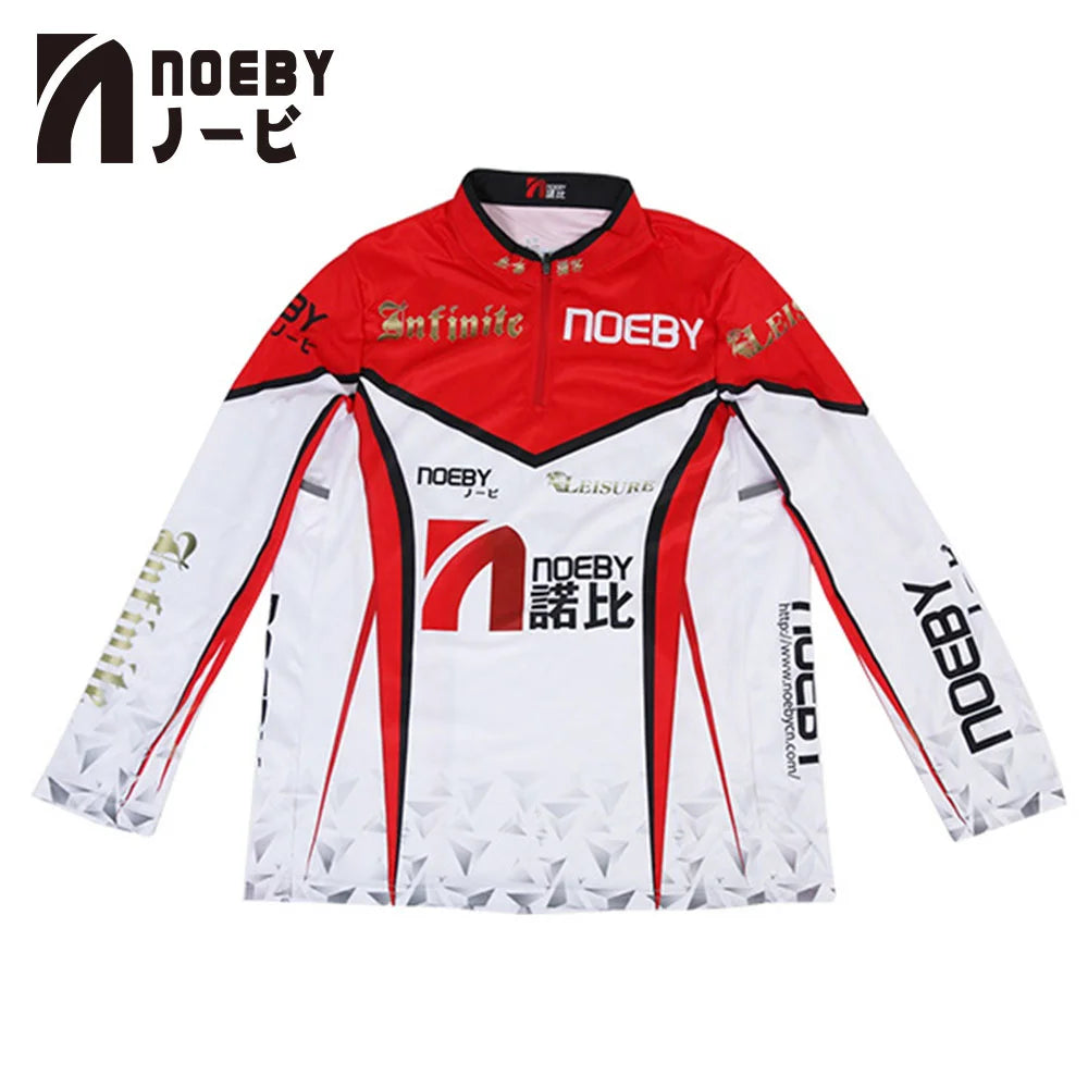 Noeby Long Sleeve Fishing Shirt β Quick-Dry, Anti-Friction & Breathable Performance Fabric