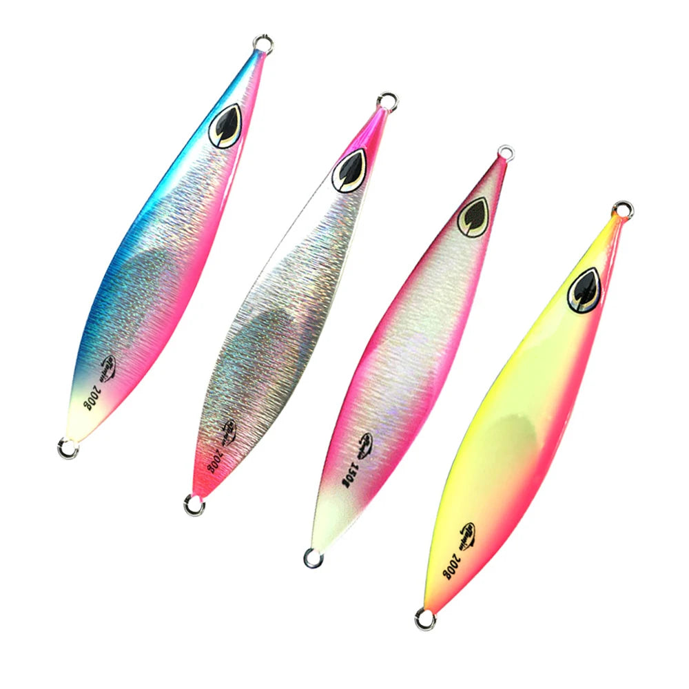AS Slow Sinking Metal Jig With Hooks 80g/100g