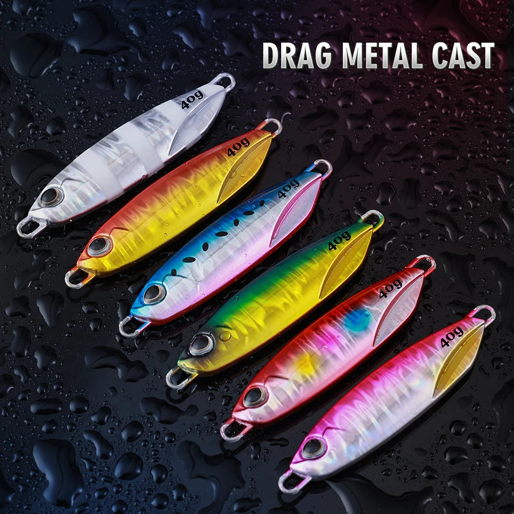 JIGGING PRO Metal Jig 20 to 80g