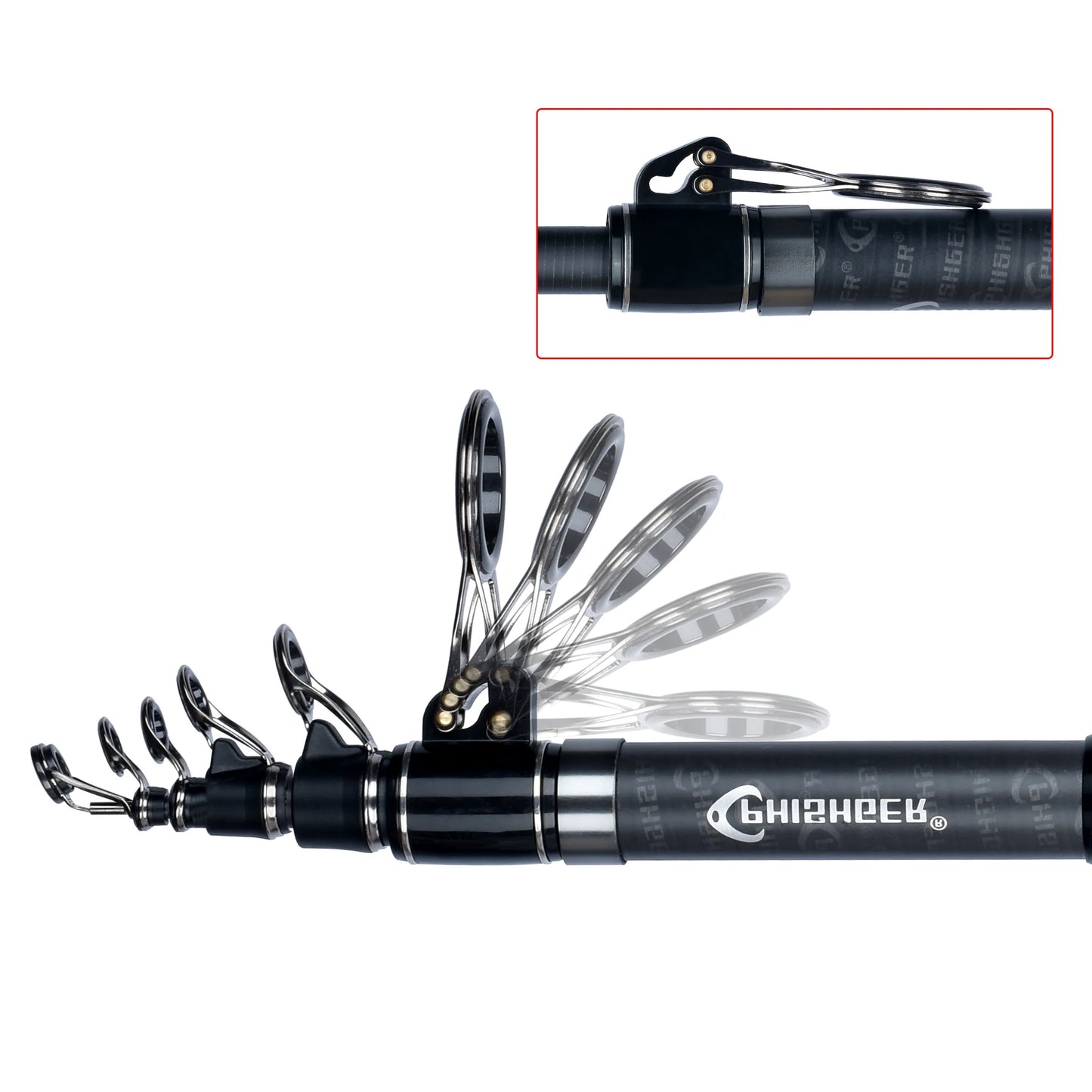 Telescopic Surf Spinning Rod 80-150g