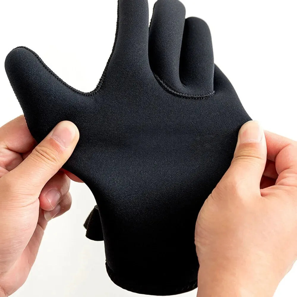 3mm Neoprene Diving Gloves β Warm, Anti-Slip & Waterproof for Fishing, Diving & Water Sports