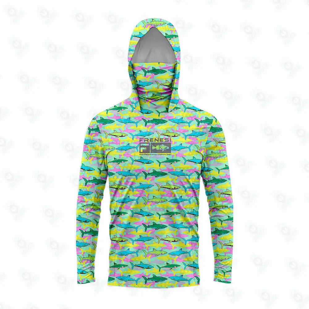 FRENESI Fishing Shirt with Mask and Hood