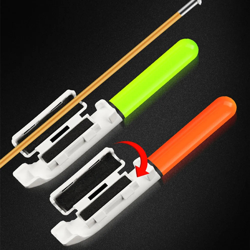 2pcs Rechargeable LED Rod Tip Lights for night fishing