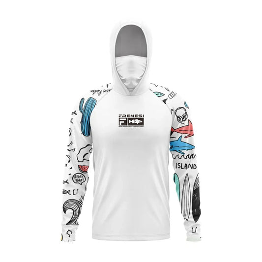 FRENESI Fishing Shirt with Mask and Hood