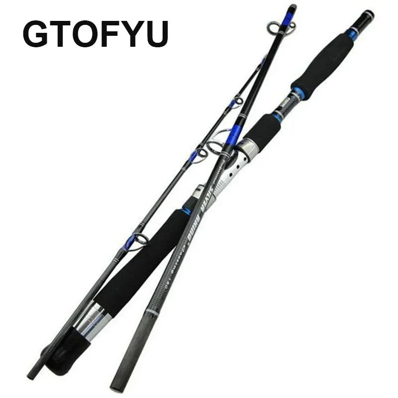 GTOFYU Tough 3-Section Boat Rod 70-250g with Fuji Guide