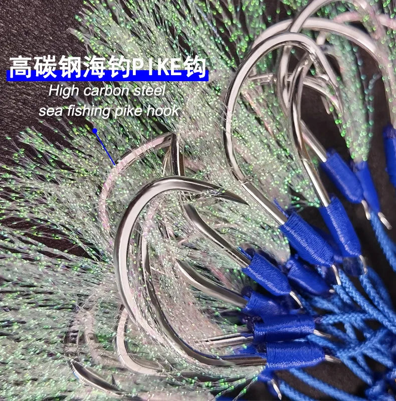 6Pcs Twin Assist Hook Slow Jigging