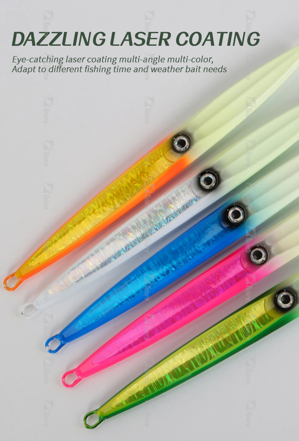 TOLU Deep Sea Metal Jig 80g/100g