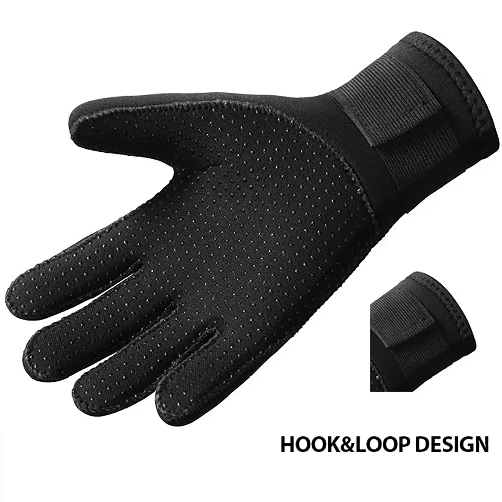 3mm Neoprene Diving Gloves β Warm, Anti-Slip & Waterproof for Fishing, Diving & Water Sports