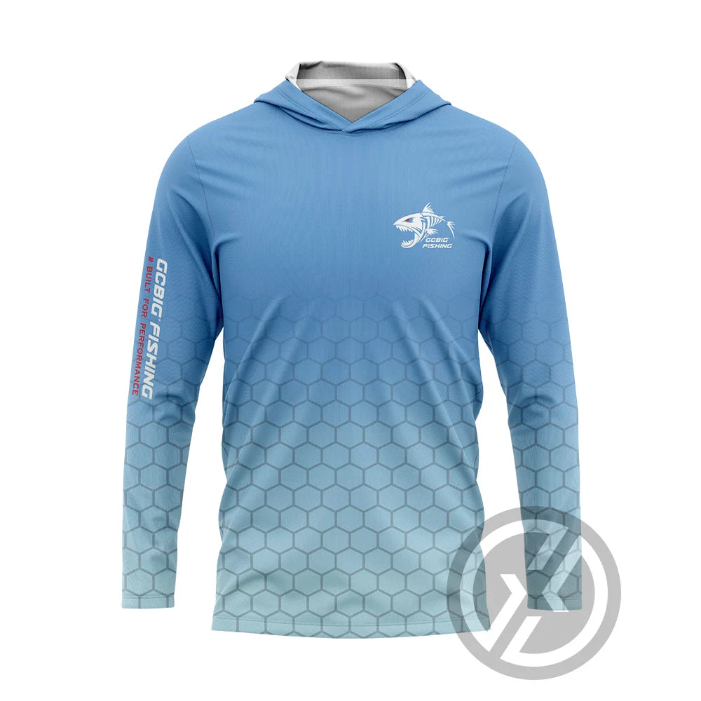 Men’s Long Sleeve Fishing Shirt – Quick-Dry, Breathable & UPF 50+ Sun Protection