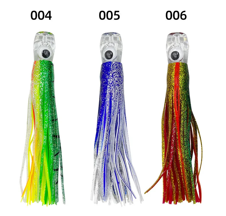 6pcs Trolling Skirt 16cm/25cm