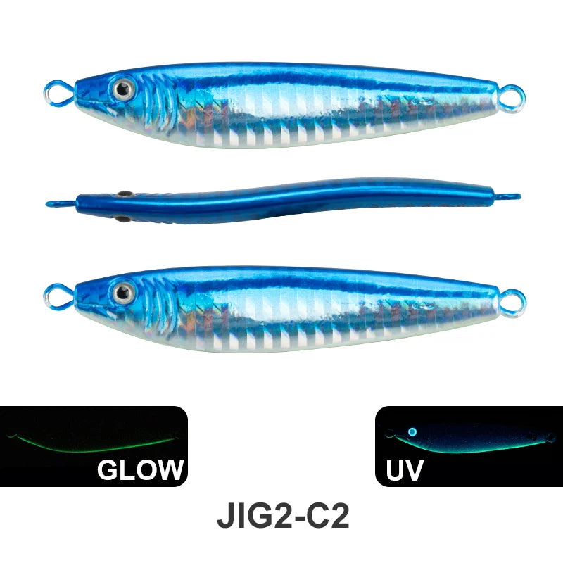 OBSESSION J2 Hard Metal Jigs Lure 60g/80g