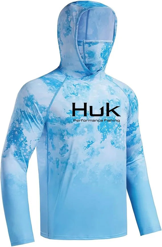 HUK Hooded Fishing Shirt Unisex Range