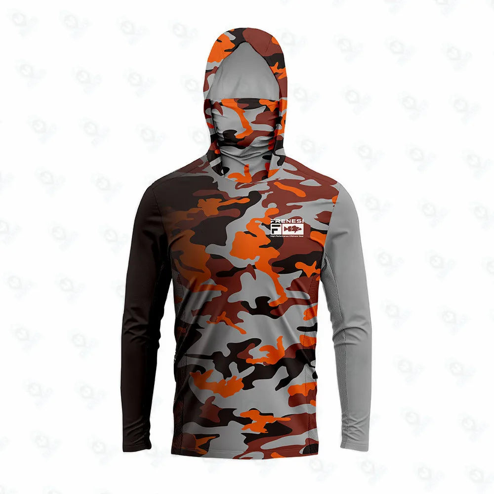 FRENESI Fishing Shirt with Mask and Hood