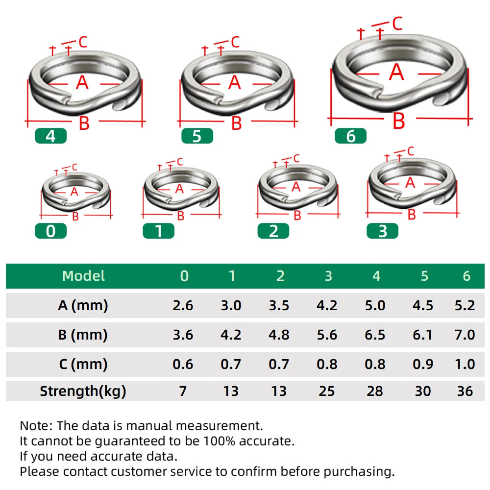 100Pcs Split Rings Bulk Pack