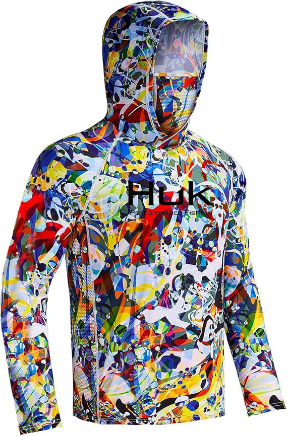 HUK Hooded Fishing Shirt Unisex Range