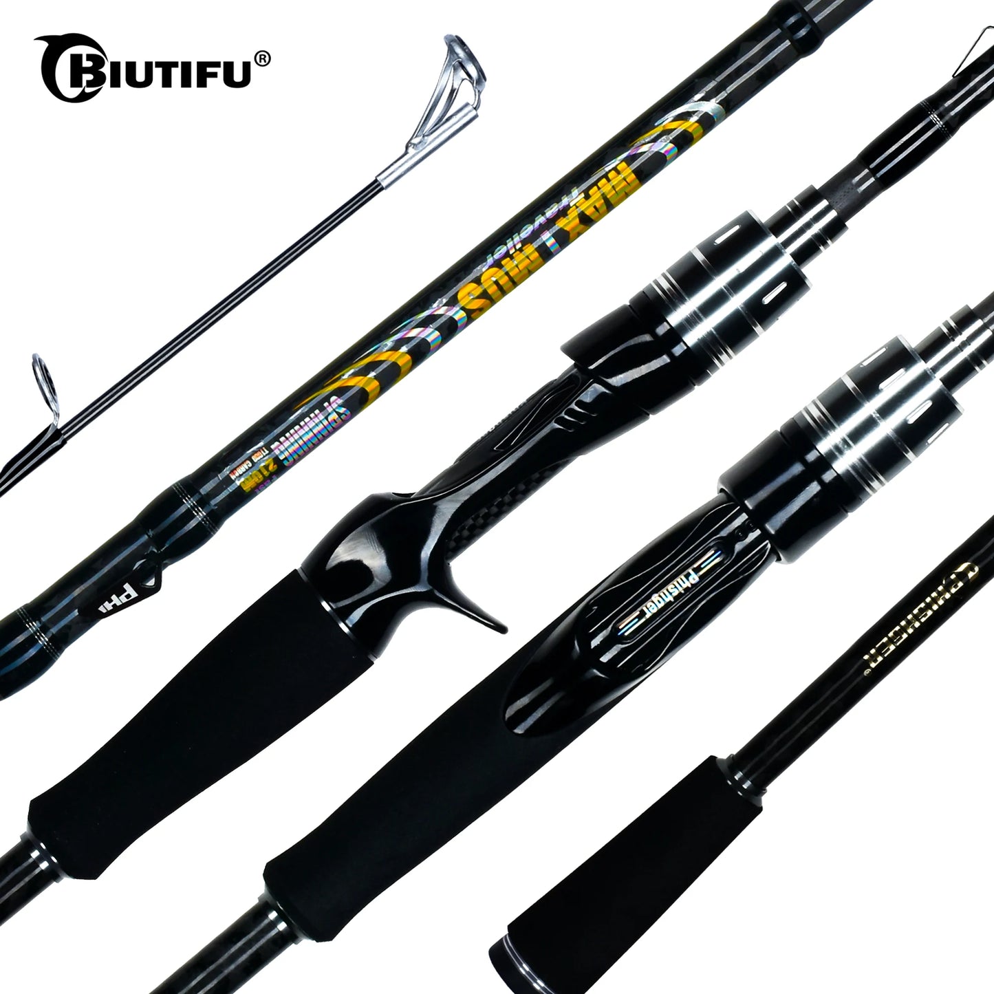 BIUTIFU MAXIMUS Lure Fishing Rod with FUJI Guide 3-35g L/M/MH