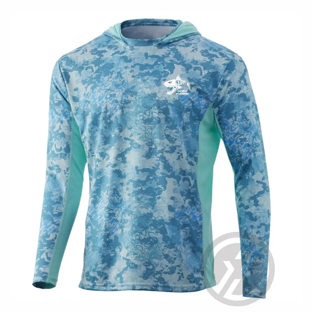 Men’s Long Sleeve Fishing Shirt – Quick-Dry, Breathable & UPF 50+ Sun Protection