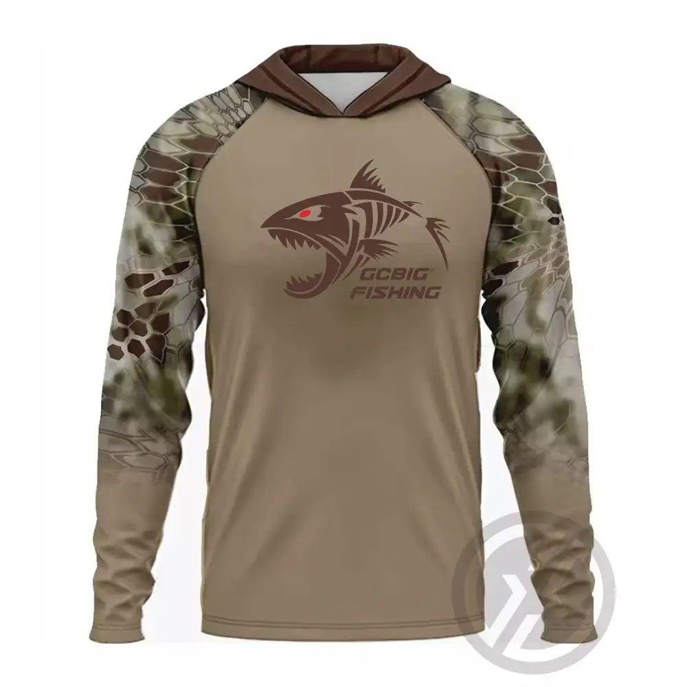 Men’s Long Sleeve Fishing Shirt – Quick-Dry, Breathable & UPF 50+ Sun Protection