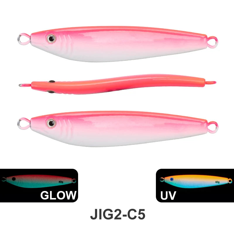 OBSESSION J2 Hard Metal Jigs Lure 60g/80g