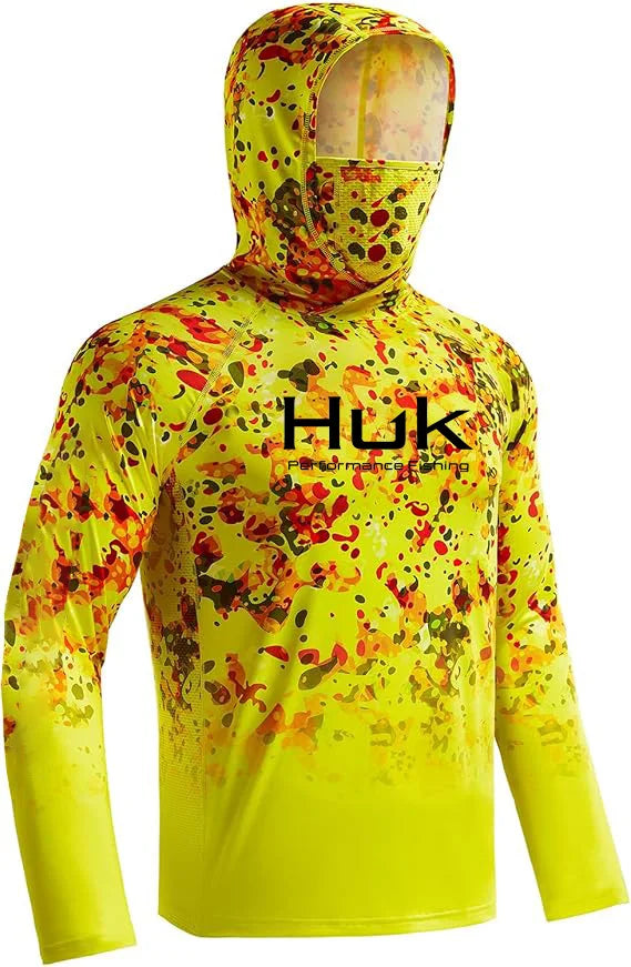 HUK Hooded Fishing Shirt Unisex Range