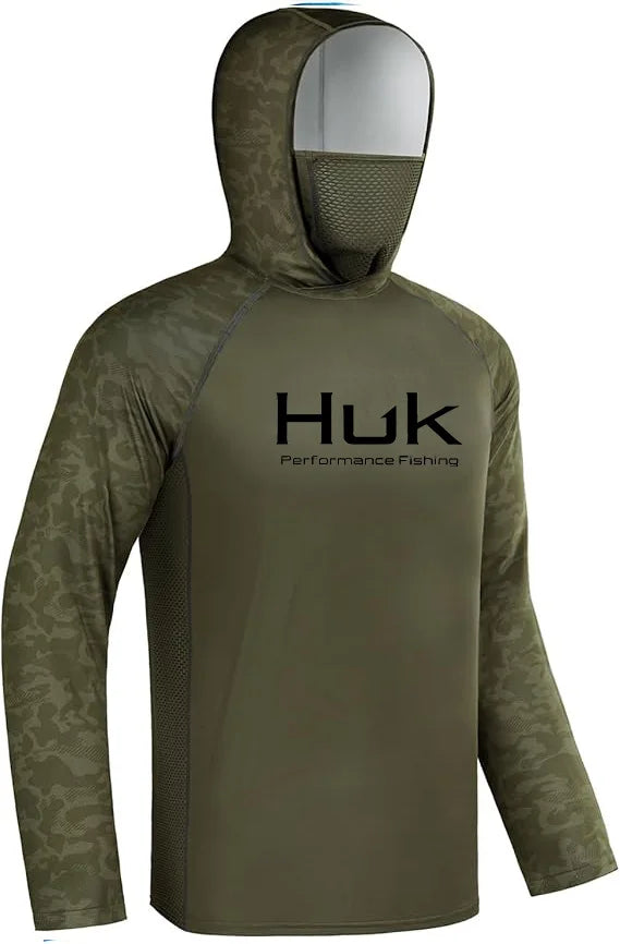 HUK Hooded Fishing Shirt Unisex Range