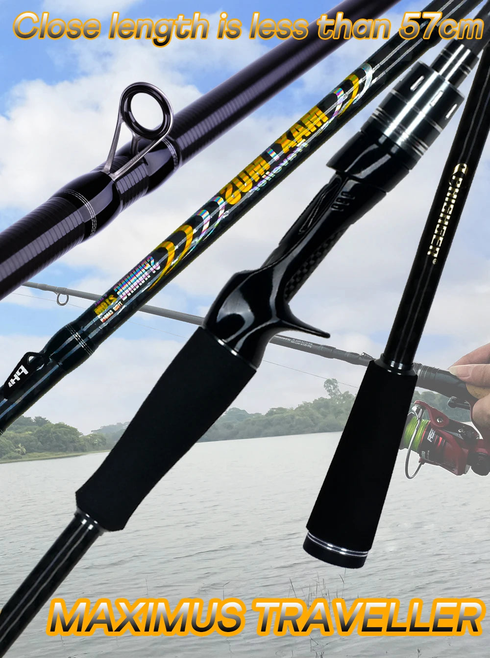 BIUTIFU MAXIMUS Lure Fishing Rod with FUJI Guide 3-35g L/M/MH