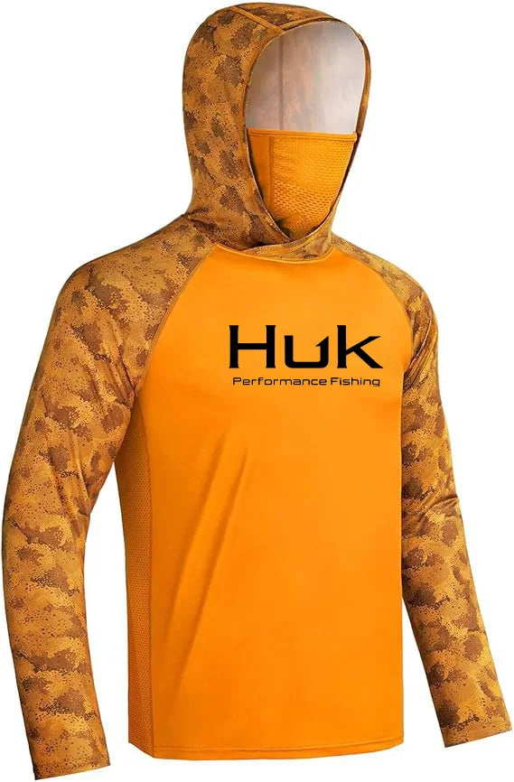 HUK Hooded Fishing Shirt Unisex Range