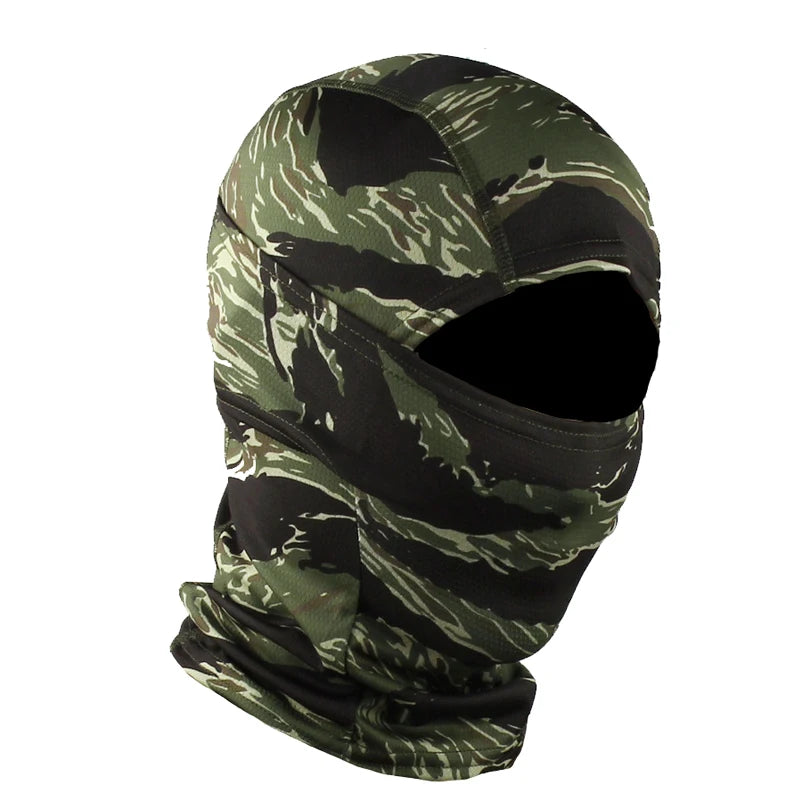 Camouflage Fishing & Hunting Balaclava – Breathable UV-Protective Face Mask