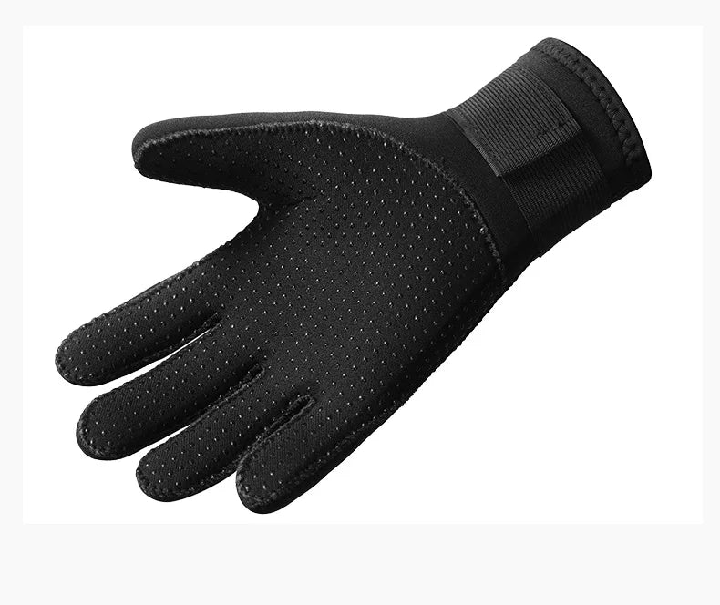 3mm Neoprene Diving Gloves β Warm, Anti-Slip & Waterproof for Fishing, Diving & Water Sports