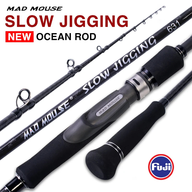 MADMOUSE Slow Jigging Rod 6"3 80-350G 15kgs