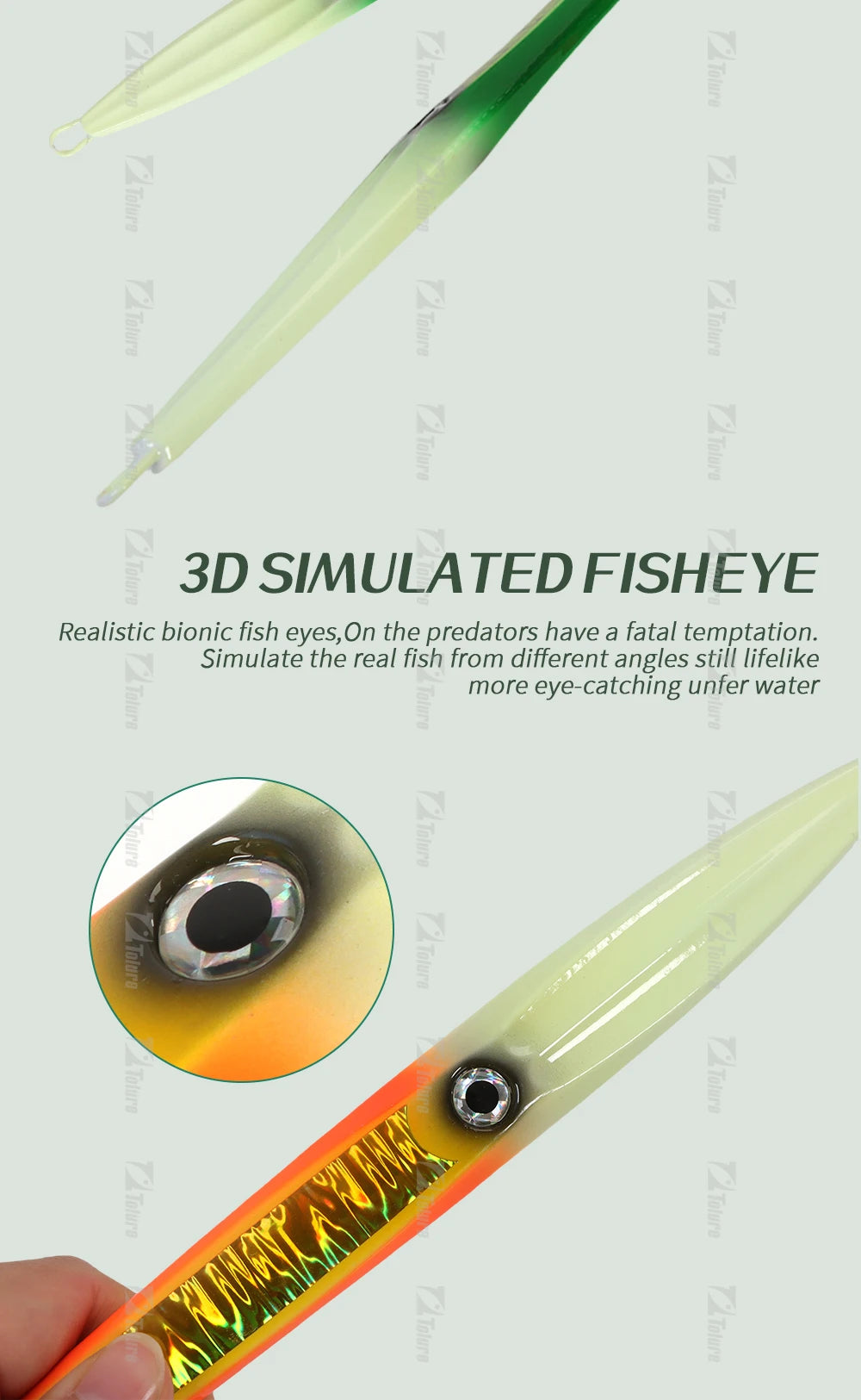 TOLU Deep Sea Metal Jig 80g/100g