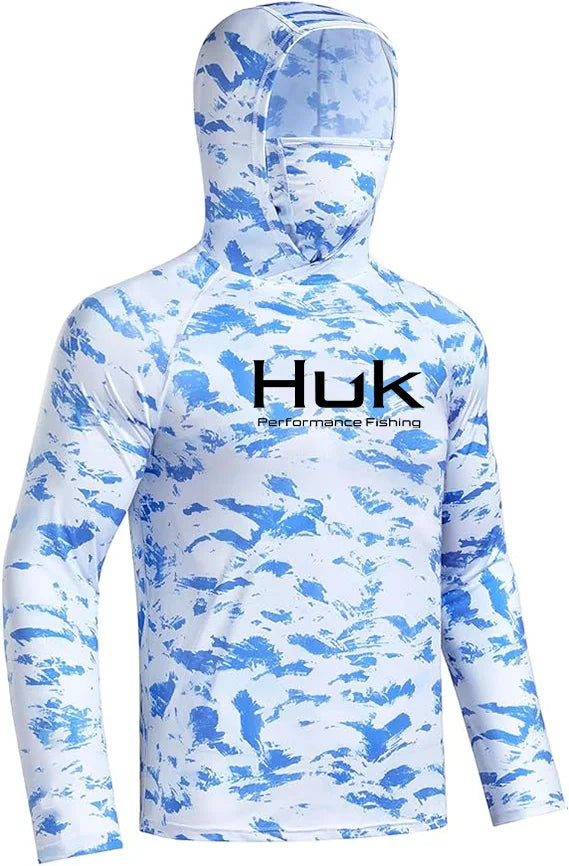 HUK Hooded Fishing Shirt Unisex Range