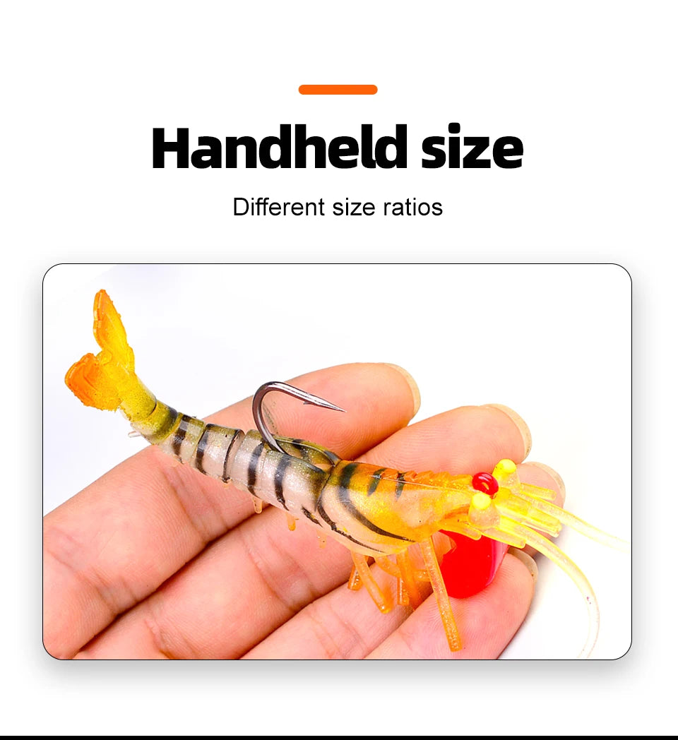 THORFORCE Luminous Shrimp Soft Bait 6-19g 7.3 - 13.5cm