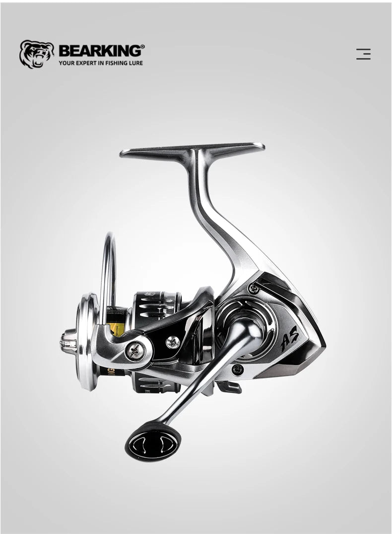 BEARKING Assassin Saltwater Spinning Reel 1000-6000 9+1BB 5.2:1 Max Drag 10-20KG