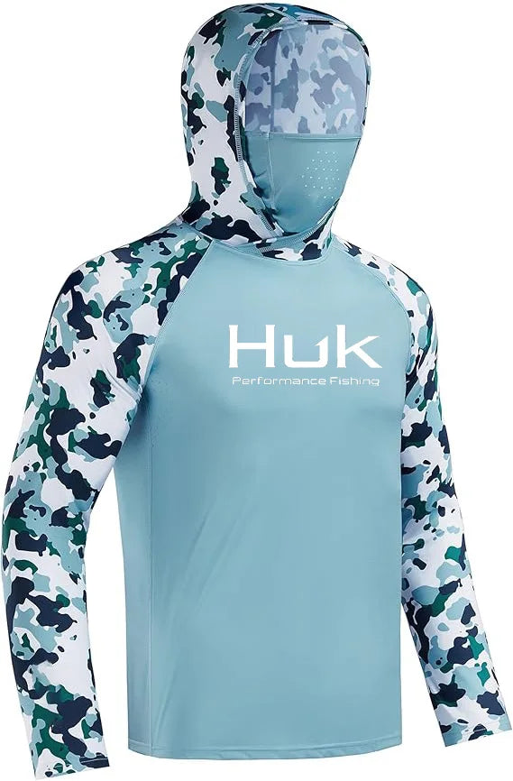 HUK Hooded Fishing Shirt Unisex Range