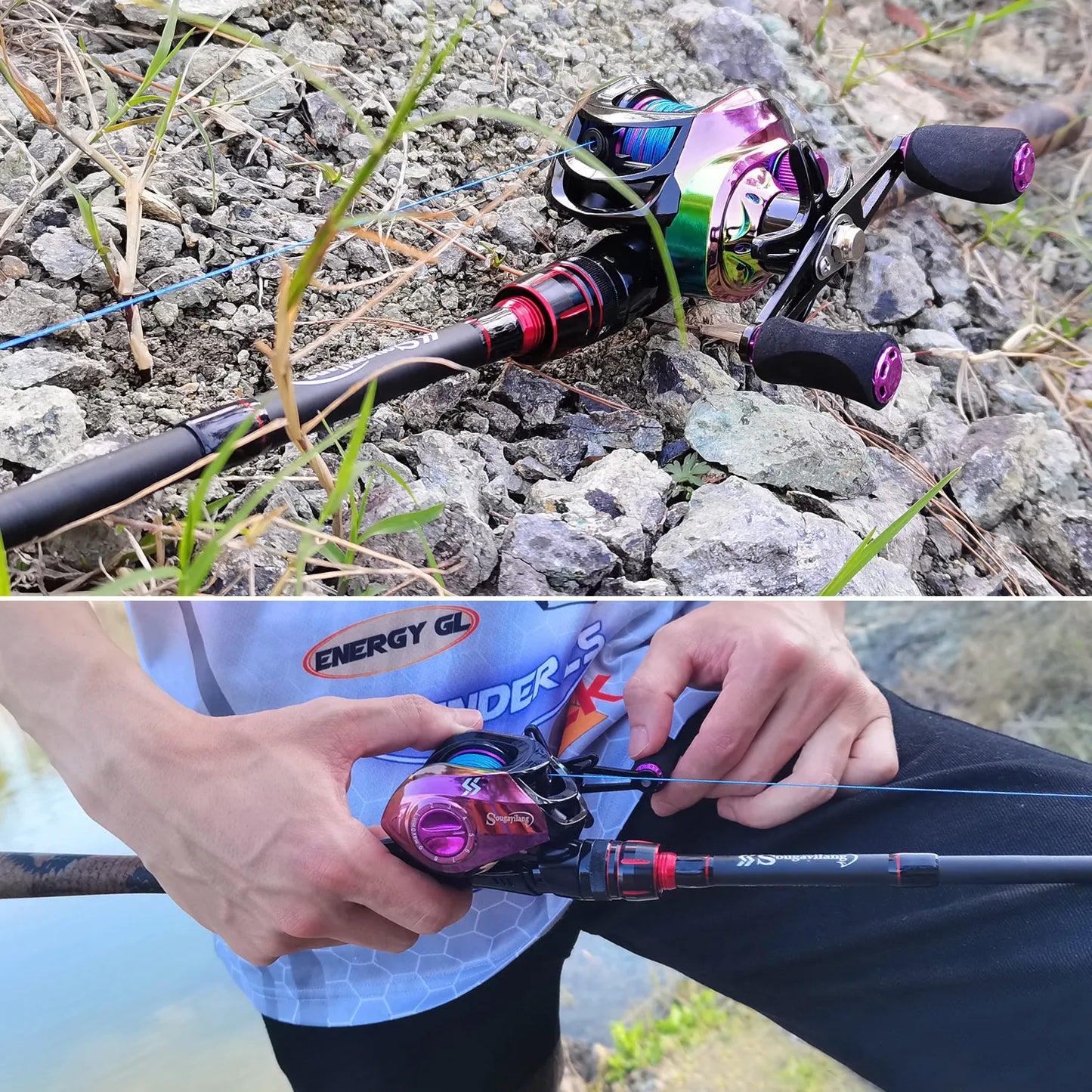 Beginners Baitcasting Rod and Reel Combo
