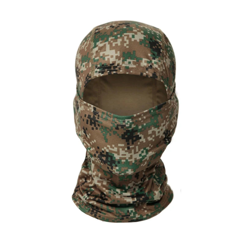 Camouflage Fishing & Hunting Balaclava – Breathable UV-Protective Face Mask