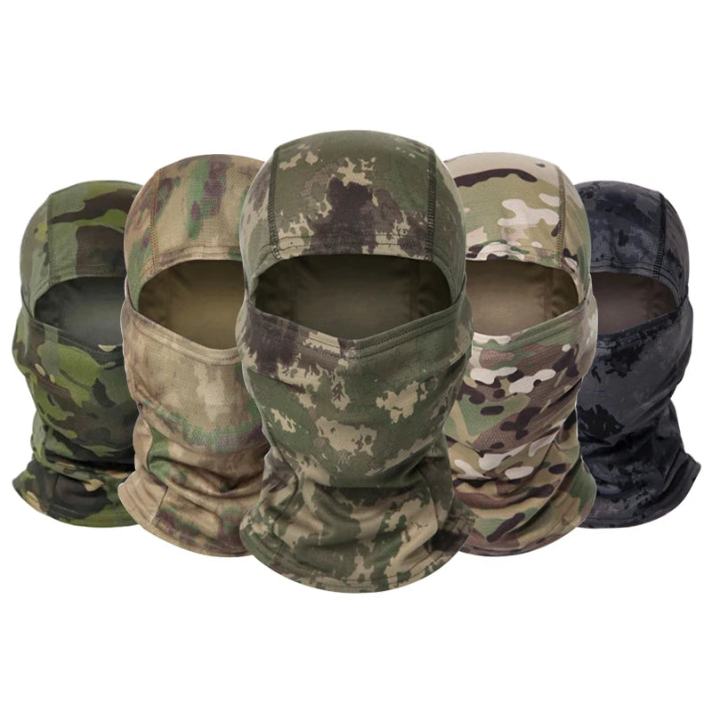 Camouflage Fishing & Hunting Balaclava – Breathable UV-Protective Face Mask
