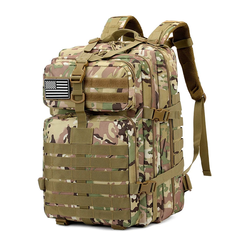 50L Tactical Backpack, Multiple Colours