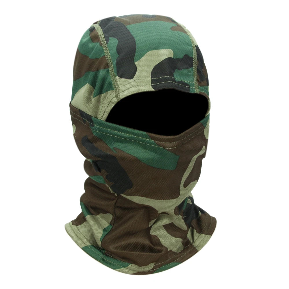 Camouflage Fishing & Hunting Balaclava – Breathable UV-Protective Face Mask