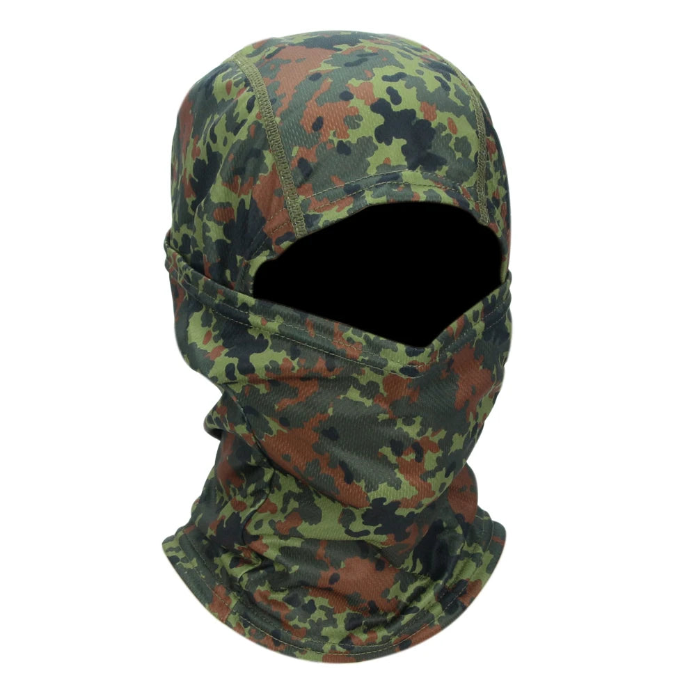 Camouflage Fishing & Hunting Balaclava – Breathable UV-Protective Face Mask