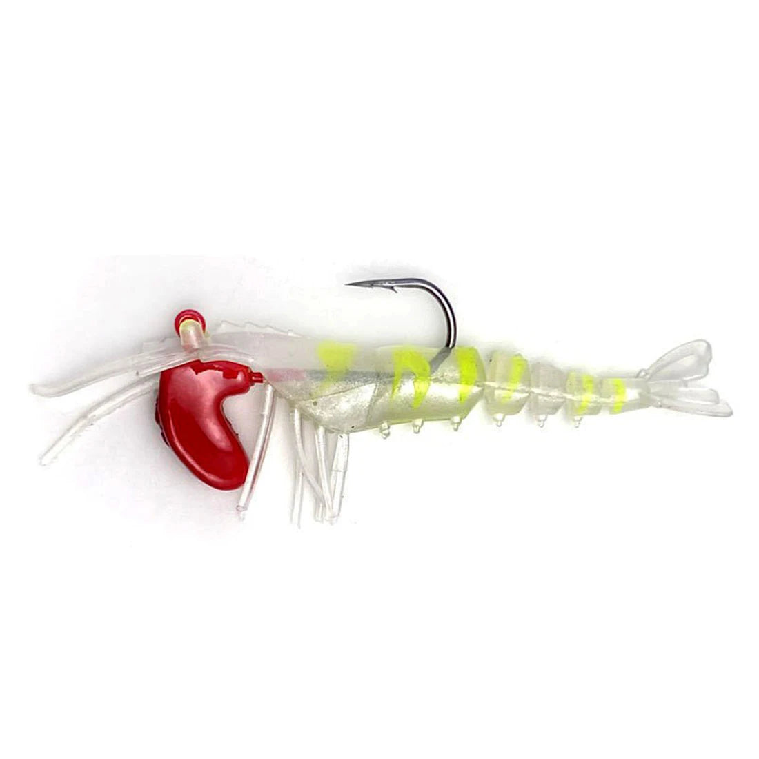 FishTrip 3Pcs Shrimp with Weight 5cm/7cm