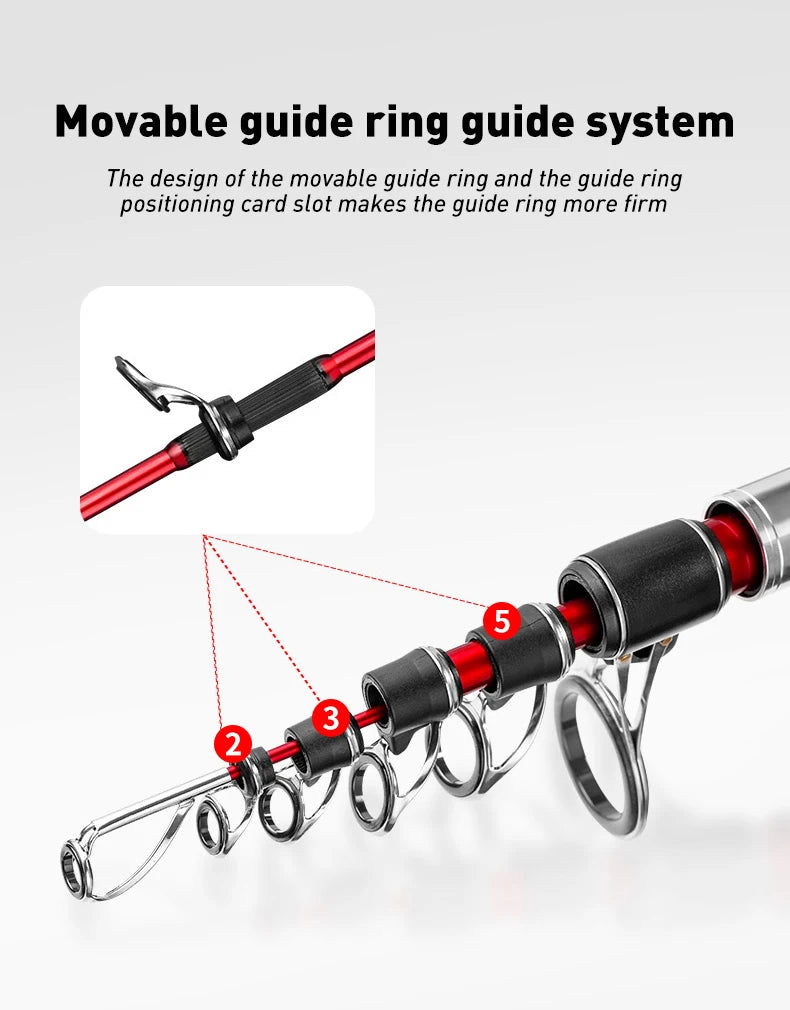 Telescopic Surf Fishing Rod 60-120g