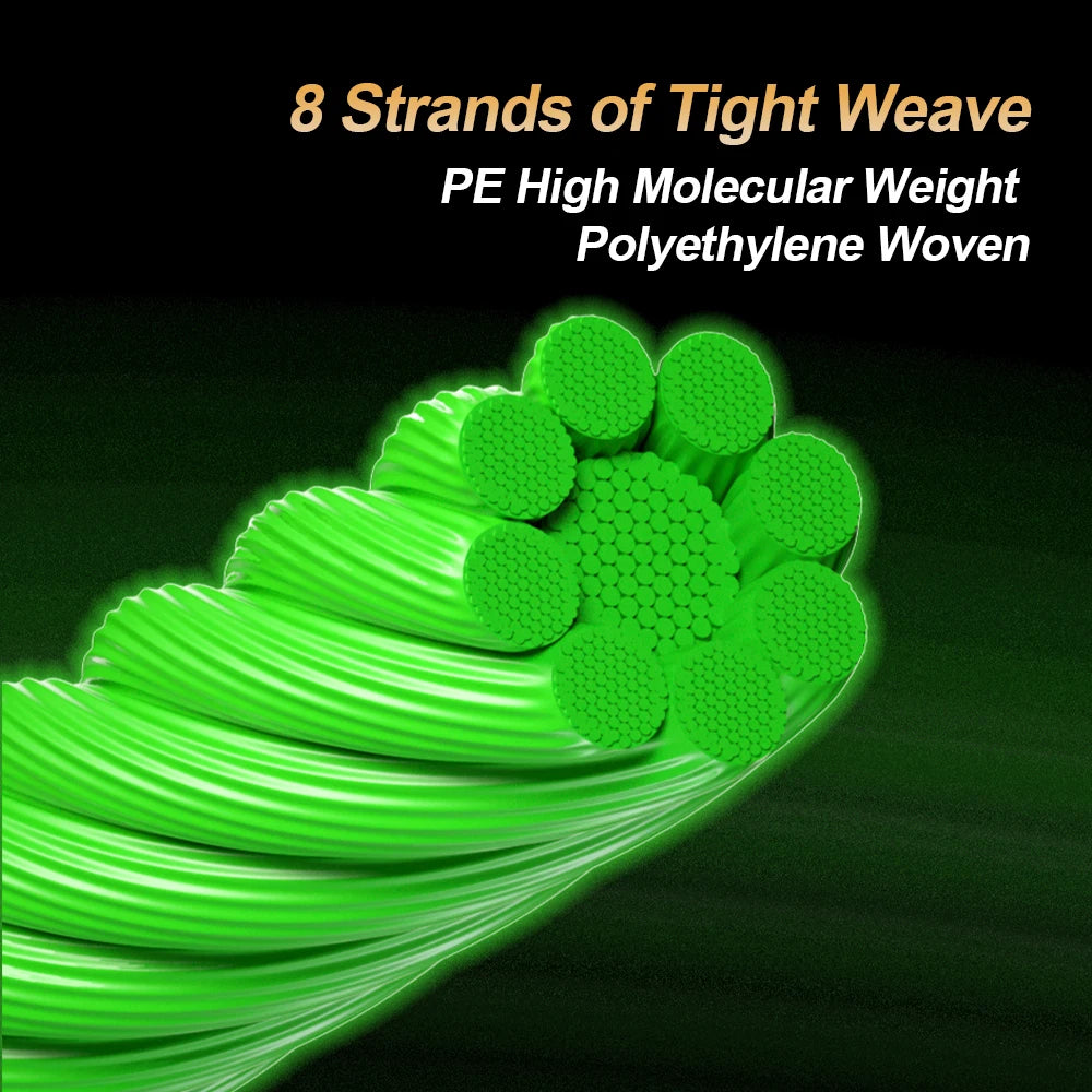 MIFINE Killer X8 Braided Line | 135m | 8-Strand PE | 15–56LB | Super Strong Multifilament Fishing Line