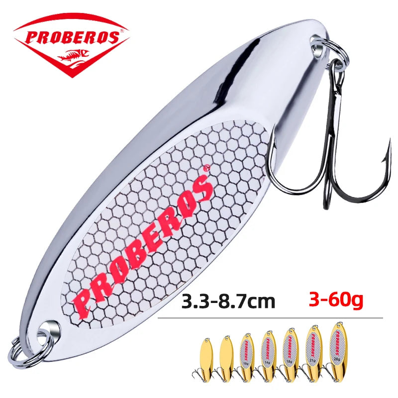 PRO BEROS 3g-60g Metal Spinner Spoon