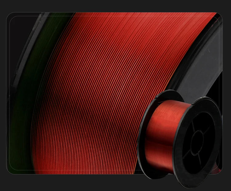 Super pull 200M Fluorocarbon Fishing Line red/clear two colors 4-32LB