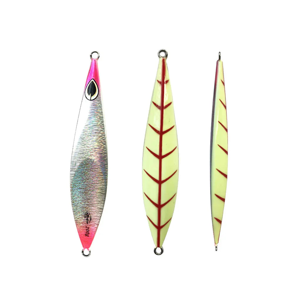 AS Slow Sinking Metal Jig With Hooks 80g/100g
