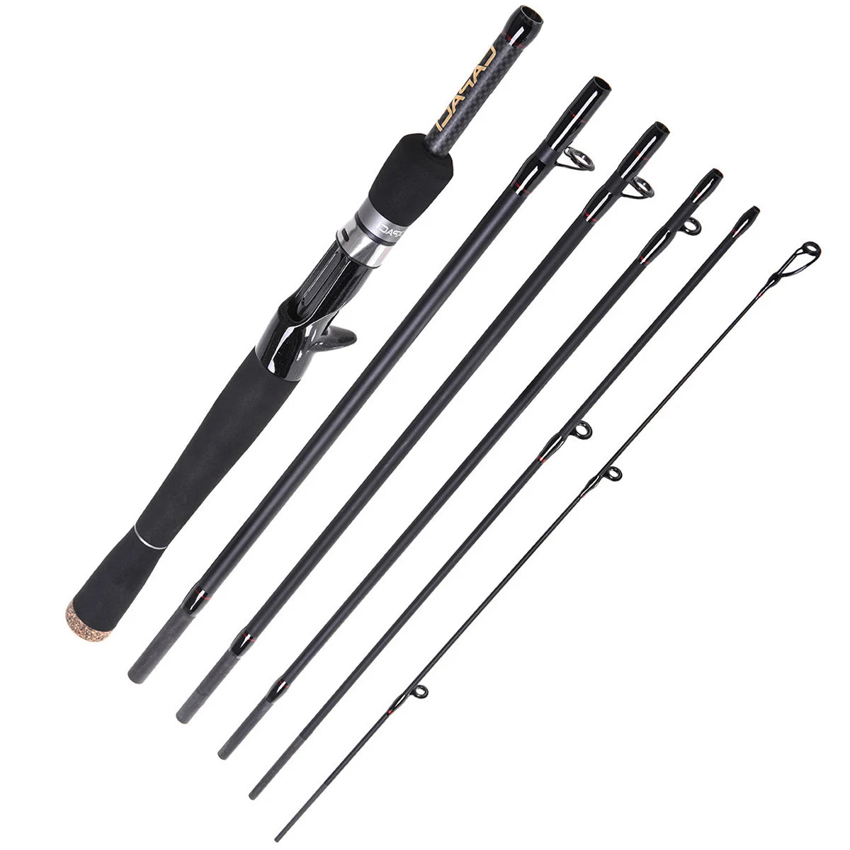 Travel Rod 2.1m 2.4m 2.7m Carbon Spinning Casting Ultralight ML