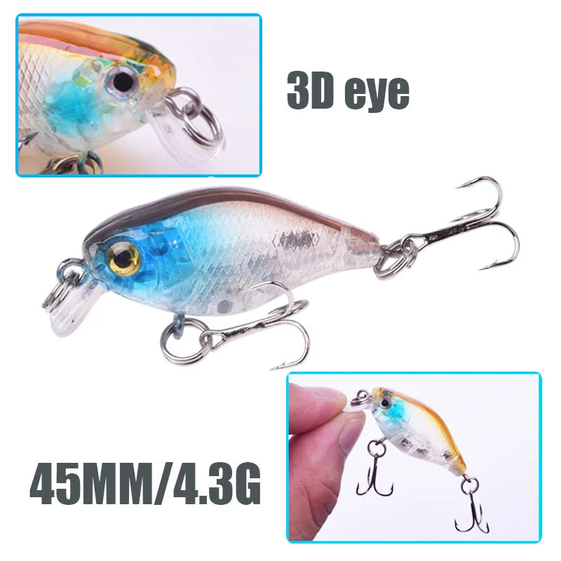 Proleurre Crankbait Minnow 45mm 4g  Floating